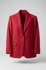 Oversized jacket, terracotta red