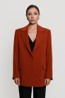 Oversized jacket, terracotta