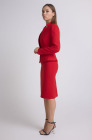 Pencil skirt, red