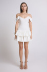 Corset dress, ivory
