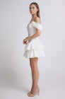 Corset dress, ivory