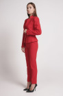 Straight trousers, red