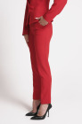 Straight trousers, red