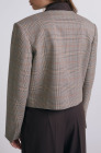 The Heritage blazer, brown check