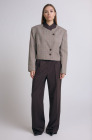 Palazzo trousers, dark chocolate